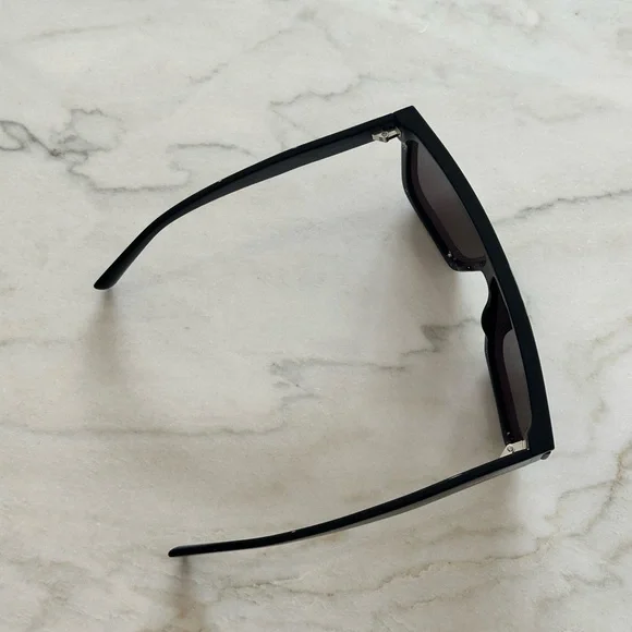 Saint Laurent Black Sunglasses with Case - Picture 8 of 9